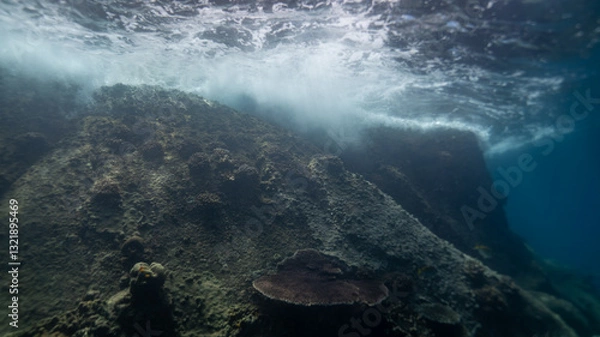 Obraz aerial view of the sea