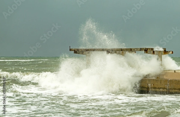 Obraz storm on sea