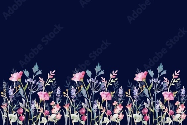 Obraz spring flowers background