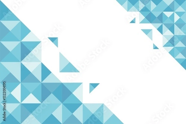 Fototapeta A colorful, playful pattern that's sure to brighten your day.  Geometric shapes in a happy dance.