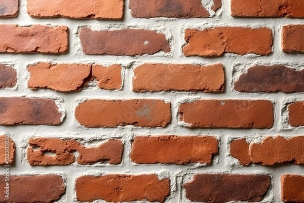 Obraz Rustic Red Brick Wall Texture Close Up for Interior Design
