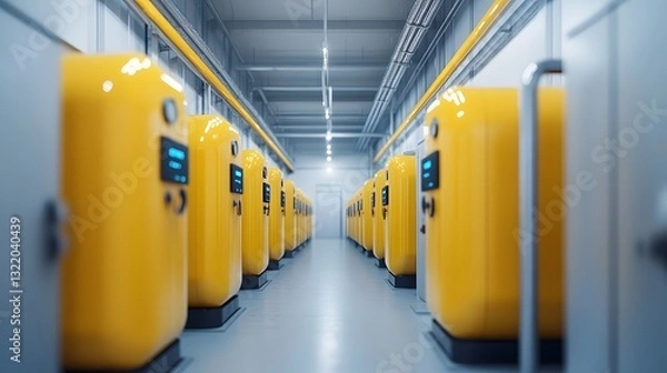 Fototapeta AI Powered Predictive Maintenance System for Intelligent IoT Enabled Industrial Infrastructure