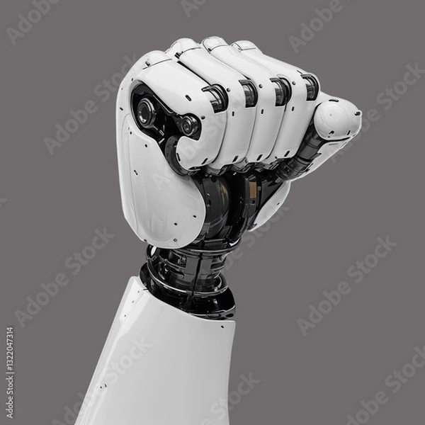 Fototapeta Android Robot hand fist