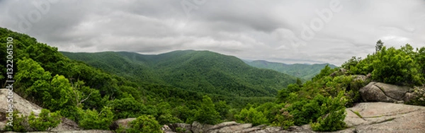 Fototapeta Panoramic View from Bear Church Rock Overlook