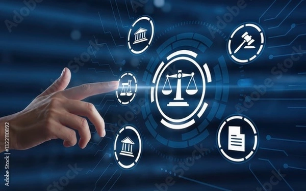 Obraz Digital Legal Tech: Revolutionizing Justice Through Technology