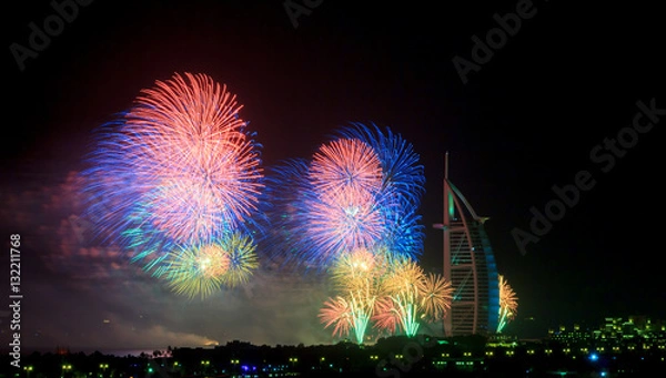 Obraz Dubai Fireworks