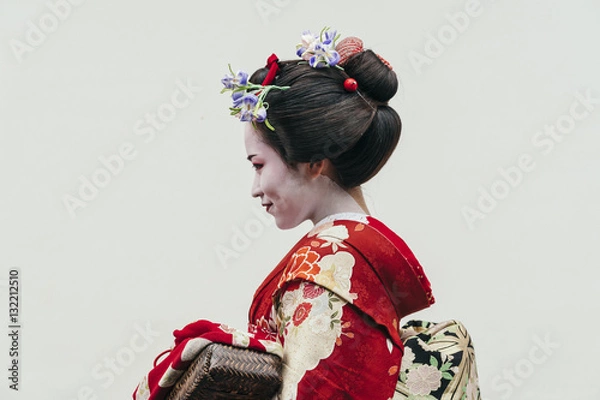 Obraz  Portrait of  a Maiko geisha in Gion Kyoto