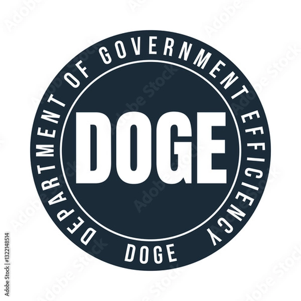 Obraz DOGE department of government efficiency symbol icon