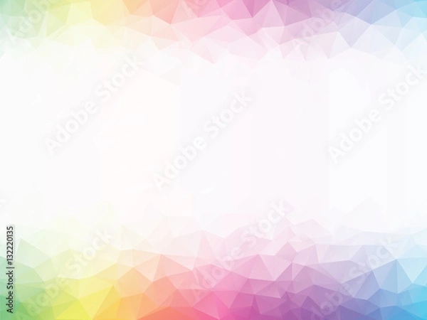 Obraz tęcza kolorowe tło geometryczne