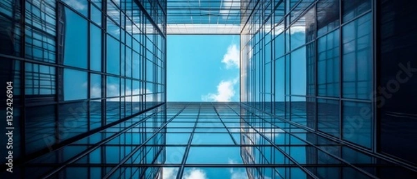Fototapeta Professional Building Structure Photo: Architectural Design and Modern Construction Usage