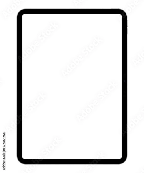 Fototapeta Tablet Pro 2024 Silver Portrait Front View