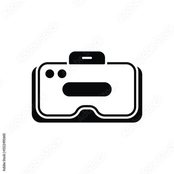 Fototapeta Vr Headset vector icon