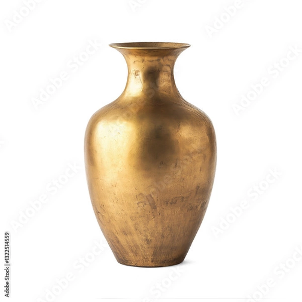 Obraz vase, clay, jug, pottery, ceramic, object, pitcher, old, brown, ceramics, pot, ancient, art, decoration, antique, craft, jar, earthenware, traditional, amphora, container, isolated, design, culture, s