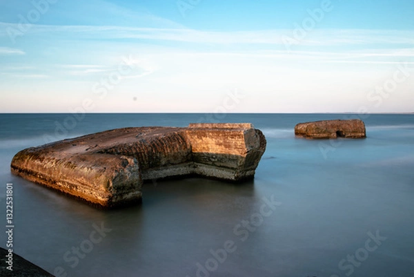 Obraz Bunkers from World War II