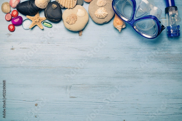 Fototapeta Summer vacation background