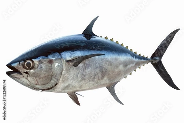 Fototapeta Flawless Image of Tuna Fish Isolated on a Transparent or White Background