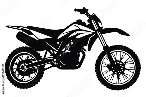 Obraz motorcycle silhouette