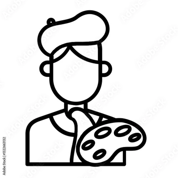 Obraz artist icon design