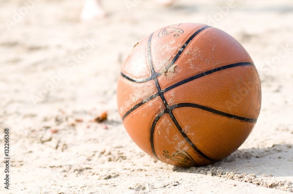 Obraz Basketball on the beach