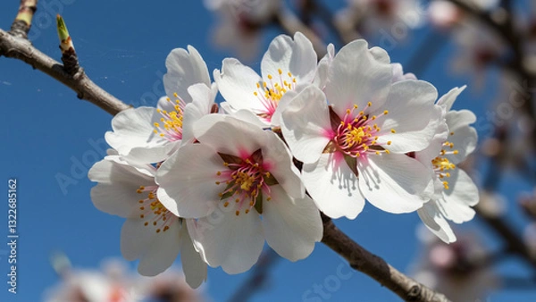 Obraz cherry blossom in spring, Generative AI