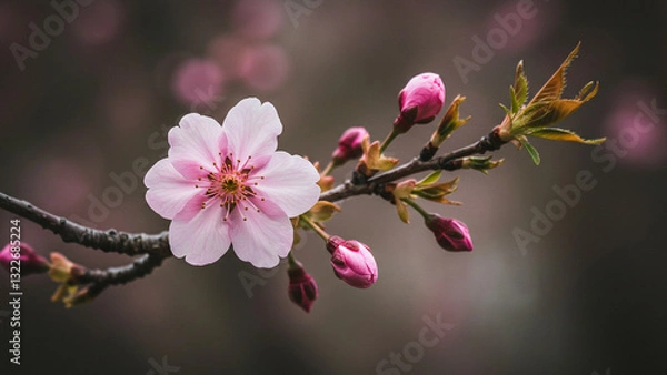 Obraz cherry blossom in spring, Generative AI