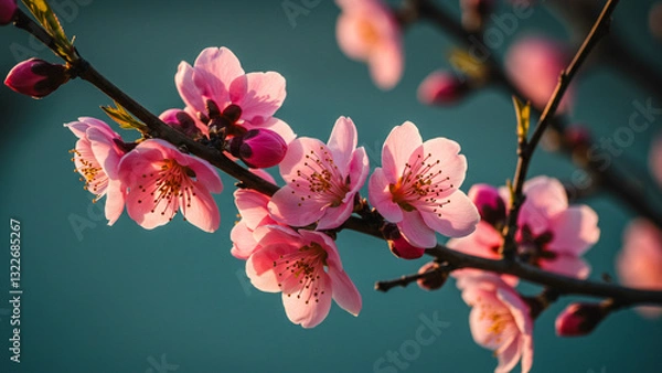 Obraz cherry blossom in spring, Generative AI