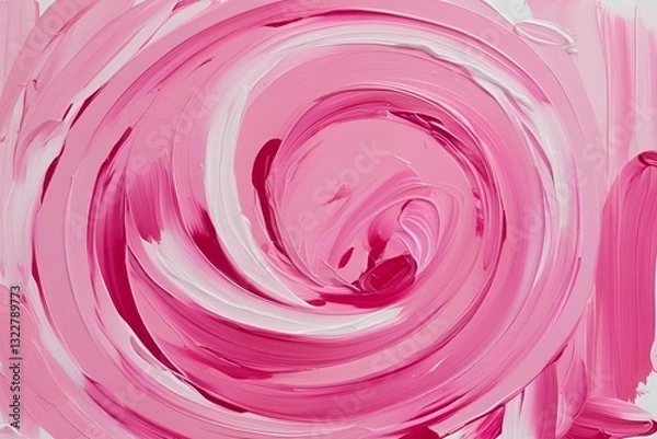 Fototapeta Pink Paper texture Watercolor background, design. Minimal plain fullscreen paper . simple with space for copying text. A3 a4
