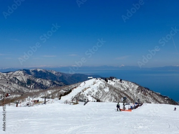 Obraz 日本のスキー場，びわ湖バレイ