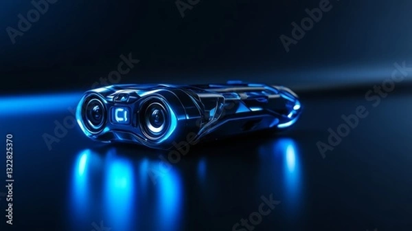 Fototapeta FuturisticCyber Visually Striking Perspective Dash