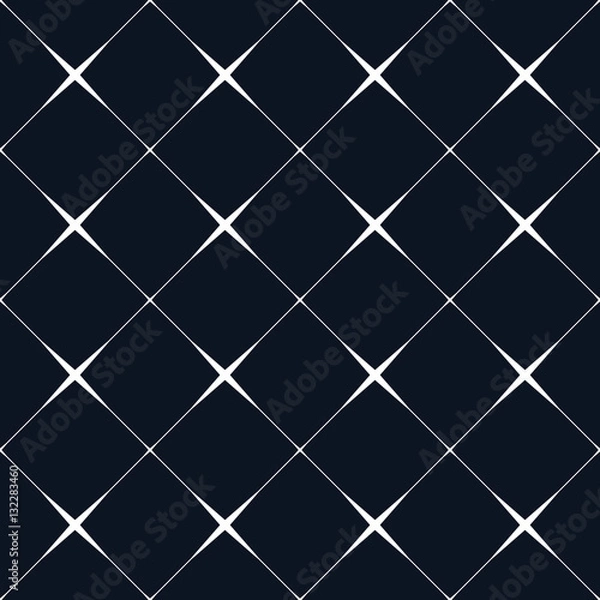 Fototapeta Vector seamless diamond pattern