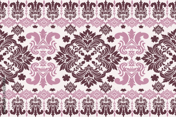 Fototapeta seamless damask pattern
