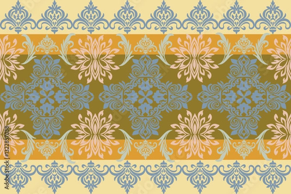 Fototapeta seamless floral pattern