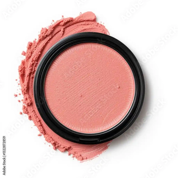 Obraz soft pink Creme Cheek Blush on white isolated