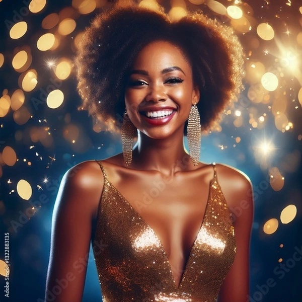 Obraz ゴージャスなアフリカ系女性