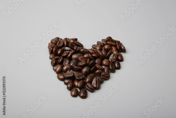 Obraz heart from coffee beans