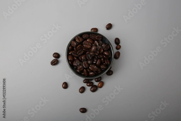 Obraz coffee beans and cup
