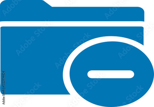 Fototapeta File Folder Document Icon UI Panel 