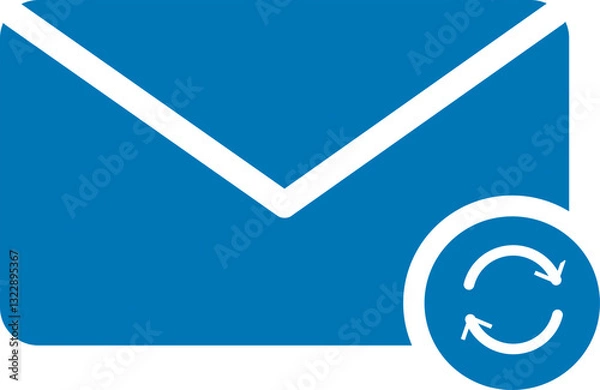 Fototapeta Email Icon UI Phone App 