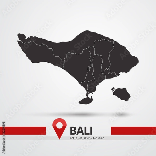 Obraz Mapa Bali