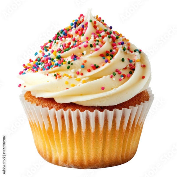 Fototapeta cupcake with sprinkles