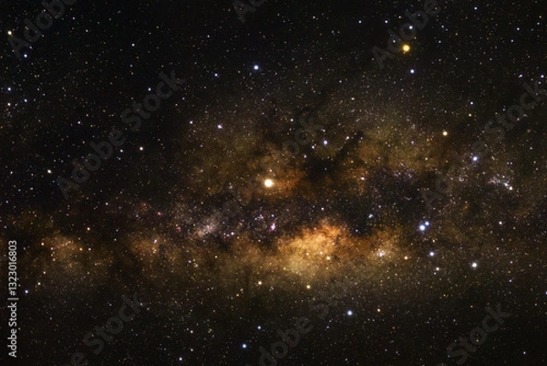 Fototapeta stars in space dust in the universe and milky way galaxy