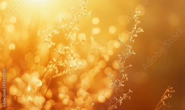 Obraz Art autumn sunny nature background