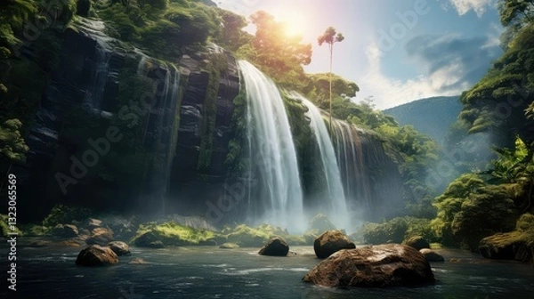 Fototapeta sunlight travel sunny nature