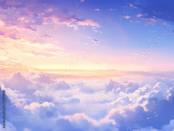 Fototapeta clouds in the sky