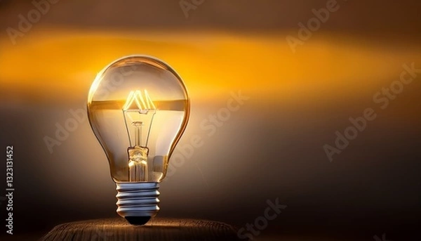 Fototapeta artistic image of a lighbulb