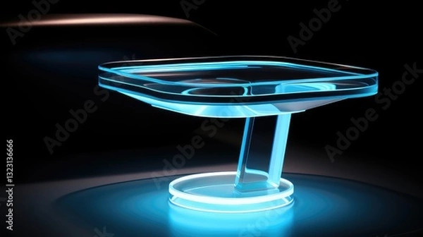 Obraz acrylic ashtray table