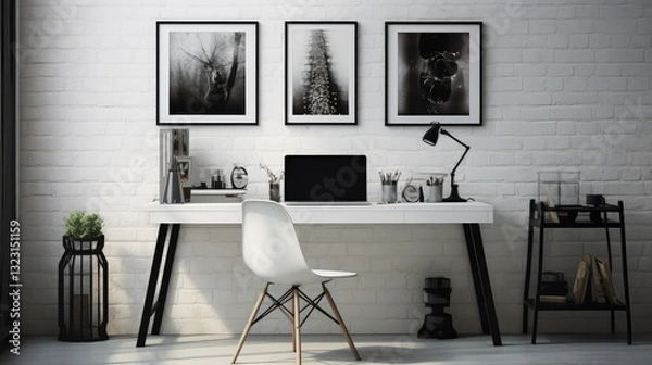 Fototapeta design black wire