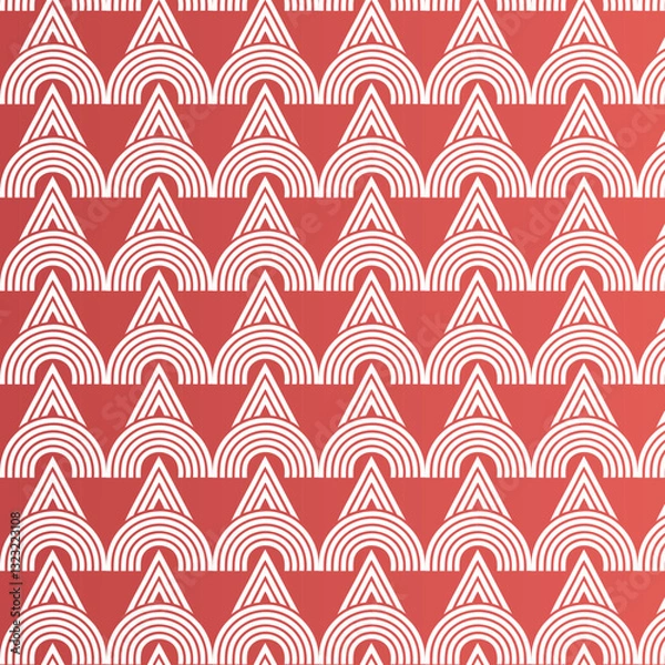 Fototapeta vector seamless pattern with hearts