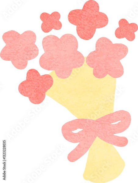 Fototapeta Hand drawn bouquet