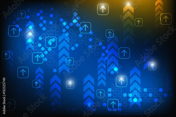 Fototapeta vector digital abstract background